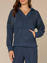 Load image into Gallery viewer, Lace Trim Fleece Hoodie - OCTE