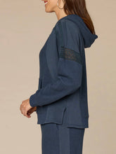 Load image into Gallery viewer, Lace Trim Fleece Hoodie - OCTE
