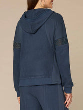 Load image into Gallery viewer, Lace Trim Fleece Hoodie - OCTE