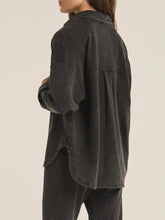 Load image into Gallery viewer, All Day Knit Denim Jacket - Vintage Black