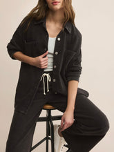 Load image into Gallery viewer, All Day Knit Denim Jacket - Vintage Black