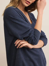Load image into Gallery viewer, V-Neck Weekender - Blue Sapphire FINAL SALE