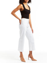 Load image into Gallery viewer, Patch Pocket Wide Leg Jean - White
