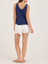 Load image into Gallery viewer, Flag Sweater Tank - Navy
