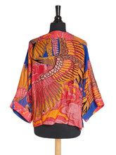 Load image into Gallery viewer, Kimono Jacket - Cobalt Crane
