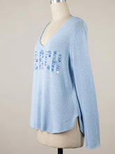 Load image into Gallery viewer, Marled Beach Sweater - Sky
