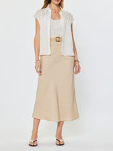 Load image into Gallery viewer, Cap Sleeve Two Piece Blouse - Ivory
