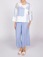Load image into Gallery viewer, Colorblock Cowl Top - Blue

