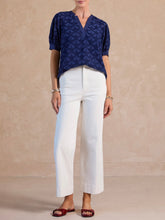 Load image into Gallery viewer, Star Textured Top - Navy
