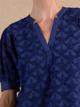 Load image into Gallery viewer, Star Textured Top - Navy
