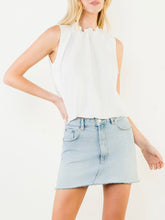 Load image into Gallery viewer, Sleeveless Bubble Top - White
