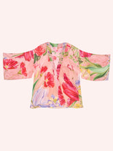 Load image into Gallery viewer, Kimono Jacket - Floral Study Pink
