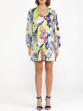 Load image into Gallery viewer, V-Neck A Line Dress - Multi FINAL SALE
