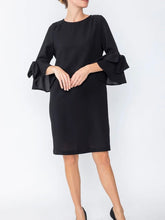 Load image into Gallery viewer, Bow Sleeve Dress - Black
