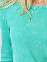 Load image into Gallery viewer, Washed Rib Tee - Sea FINAL SALE
