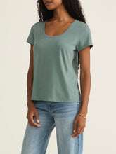 Load image into Gallery viewer, Scoop Neck Tee - Sea Pine
