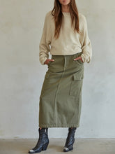 Load image into Gallery viewer, Boat Neck Sweater - Cream FINAL SALE
