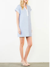 Load image into Gallery viewer, Seersucker Stripe Dress - Blue
