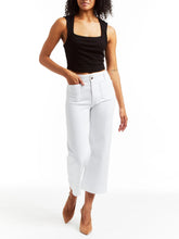 Load image into Gallery viewer, Patch Pocket Wide Leg Jean - White
