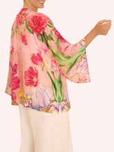 Load image into Gallery viewer, Kimono Jacket - Floral Study Pink
