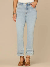 Load image into Gallery viewer, Kick Flare with Double Hem Jean - Light Blue
