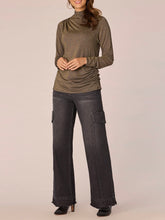 Load image into Gallery viewer, Glitter Mockneck with Lurex - Black FINAL SALE
