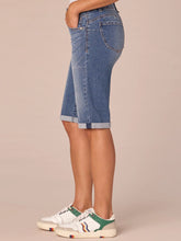 Load image into Gallery viewer, Absolution Bermuda Short - Medium Blue Artisanal
