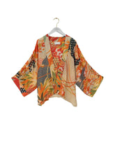 Load image into Gallery viewer, Kimono Jacket - Scarlet Fans
