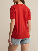 Load image into Gallery viewer, USA Boyfriend Tee - Cabana Red FINAL SALE

