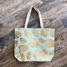 Load image into Gallery viewer, Foil Leaves Tote - 3 Colors
