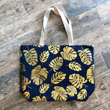 Load image into Gallery viewer, Foil Leaves Tote - 3 Colors
