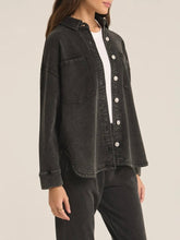 Load image into Gallery viewer, All Day Knit Denim Jacket - Vintage Black
