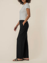Load image into Gallery viewer, Meg Linen High Rise Pant - Black
