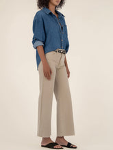 Load image into Gallery viewer, Meg High Rise Wide Leg Jean - Biscuit
