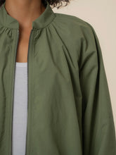 Load image into Gallery viewer, Lainey Bomber Jacket - Cedar Green
