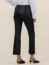 Load image into Gallery viewer, Kelsey High Rise Coated Ankle Jean - Black FINAL SALE
