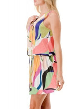 Load image into Gallery viewer, Smock Waist Lace-Up Dress - Multi FINAL SALE
