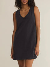 Load image into Gallery viewer, Sloane V-Neck Mini Dress - Black
