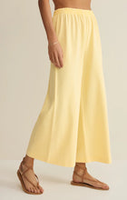 Load image into Gallery viewer, Scout Jersey Crop Flare Pant - Lemon Citrus
