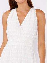 Load image into Gallery viewer, Eyelet Sleeveless Mini Dress - White FINAL SALE

