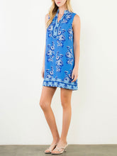 Load image into Gallery viewer, Sleeveless Floral Dress - Blue
