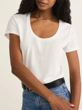 Load image into Gallery viewer, Scoop Neck Tee - White
