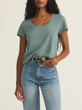 Load image into Gallery viewer, Scoop Neck Tee - Sea Pine
