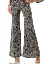 Load image into Gallery viewer, Print Palazzo Pant - Grey/Black/Tan FINAL SALE
