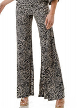 Load image into Gallery viewer, Print Palazzo Pant - Grey/Black/Tan FINAL SALE

