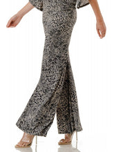 Load image into Gallery viewer, Print Palazzo Pant - Grey/Black/Tan FINAL SALE
