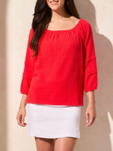 Load image into Gallery viewer, On/Off Shoulder Gauze Top - Bay Berry

