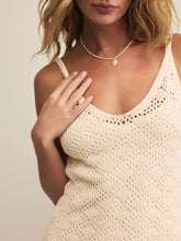 Load image into Gallery viewer, Charmer Crochet Mini Dress - Sea Salt FINAL SALE
