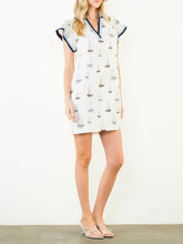Load image into Gallery viewer, Sailboat Print Dress - Cream
